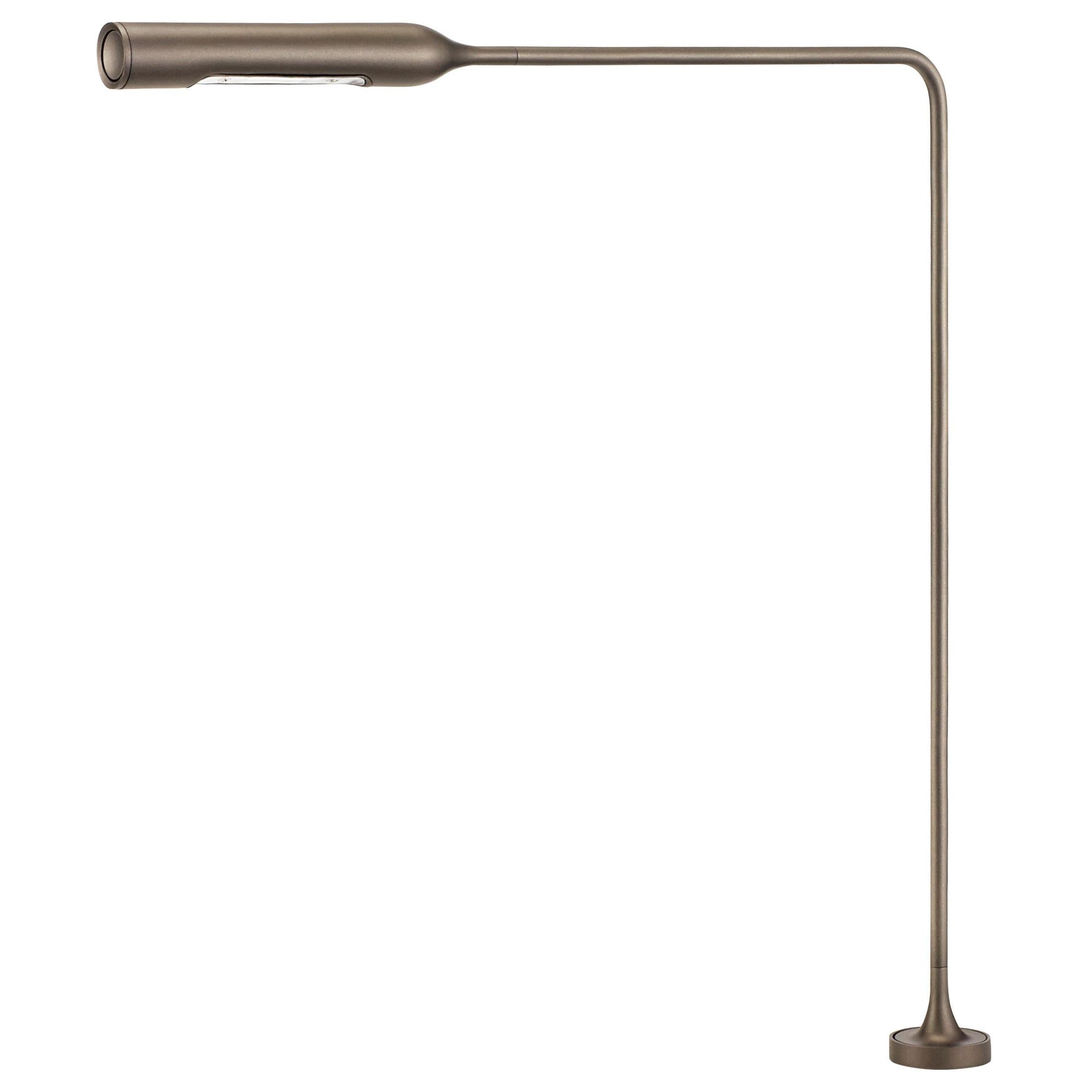 Lumina Flo Table Lamp with F20 Grommet in Bronze Metal by Foster+Partners For Sale