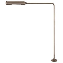 Lumina Flo Table Lamp with F20 Grommet in Bronze Metal by Foster+Partners