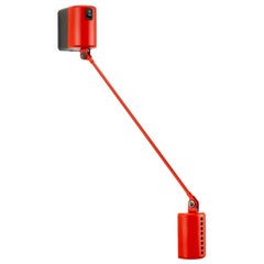 Lumina Daphine Parete 35 LED Wall Lamp in Matte Red by Tommaso Cimini