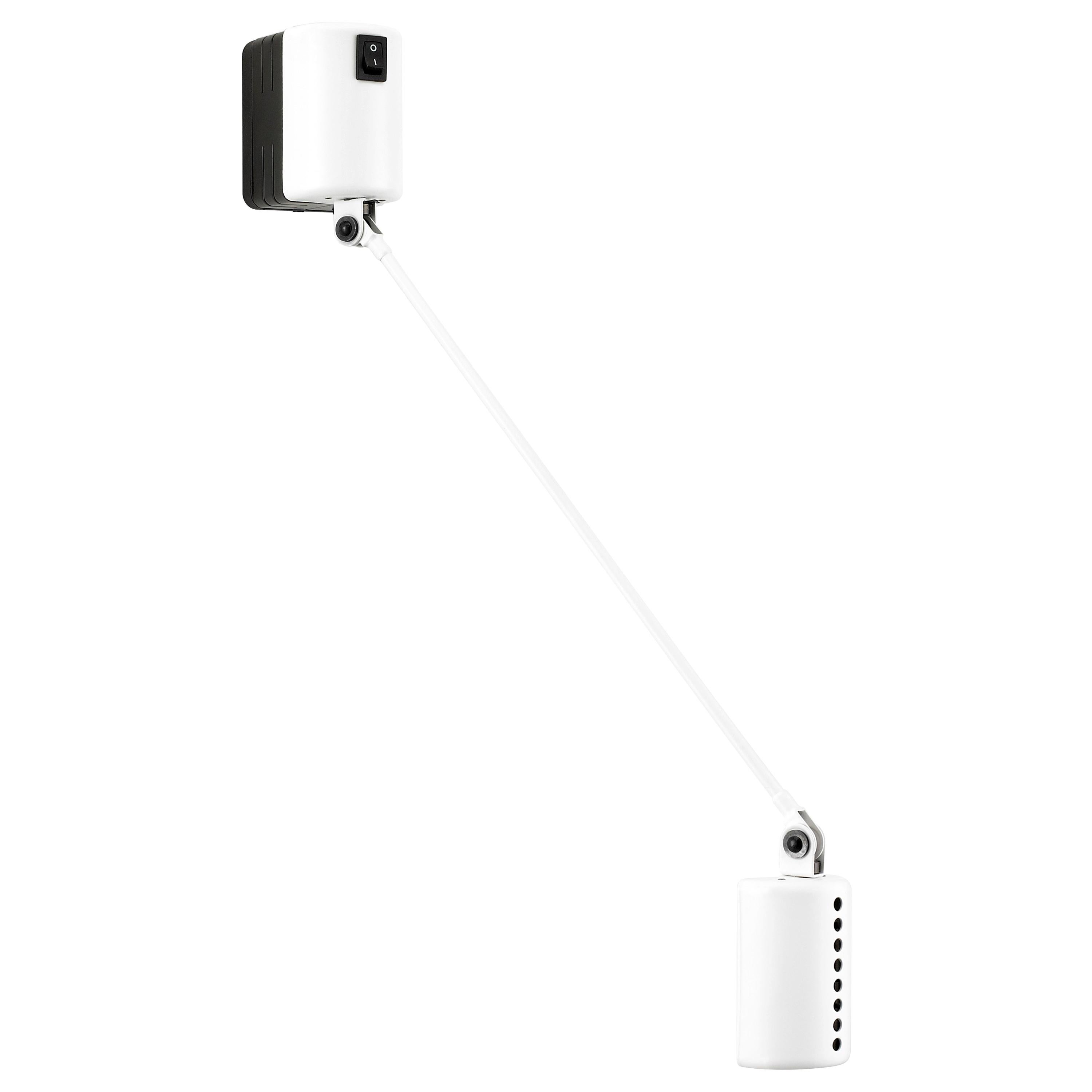 Lampe murale Lumina Daphine Parete 35 LED en blanc mat de Tommaso Cimini en vente