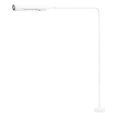 Lampe de table Lumina Flo avec œillet F20 en blanc mat par Foster+Partners