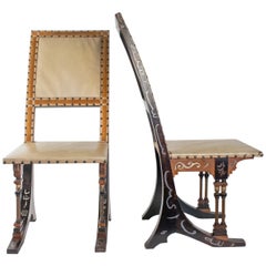 Pair of Chairs from Carlo Bugatti, 1880-1890