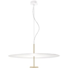 Lumina Dot Large Pendant Light in Brass by Foster+Partners