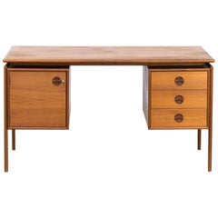 1960s Arne Vodder Teak Writing Desk for GV Møbler