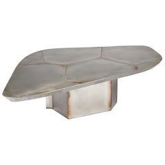 Thinking Klein Steel Coffee Table by Frisoli