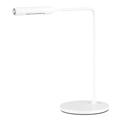 Lumina Flo Bedside Lamp in Matte White by Foster+Partners