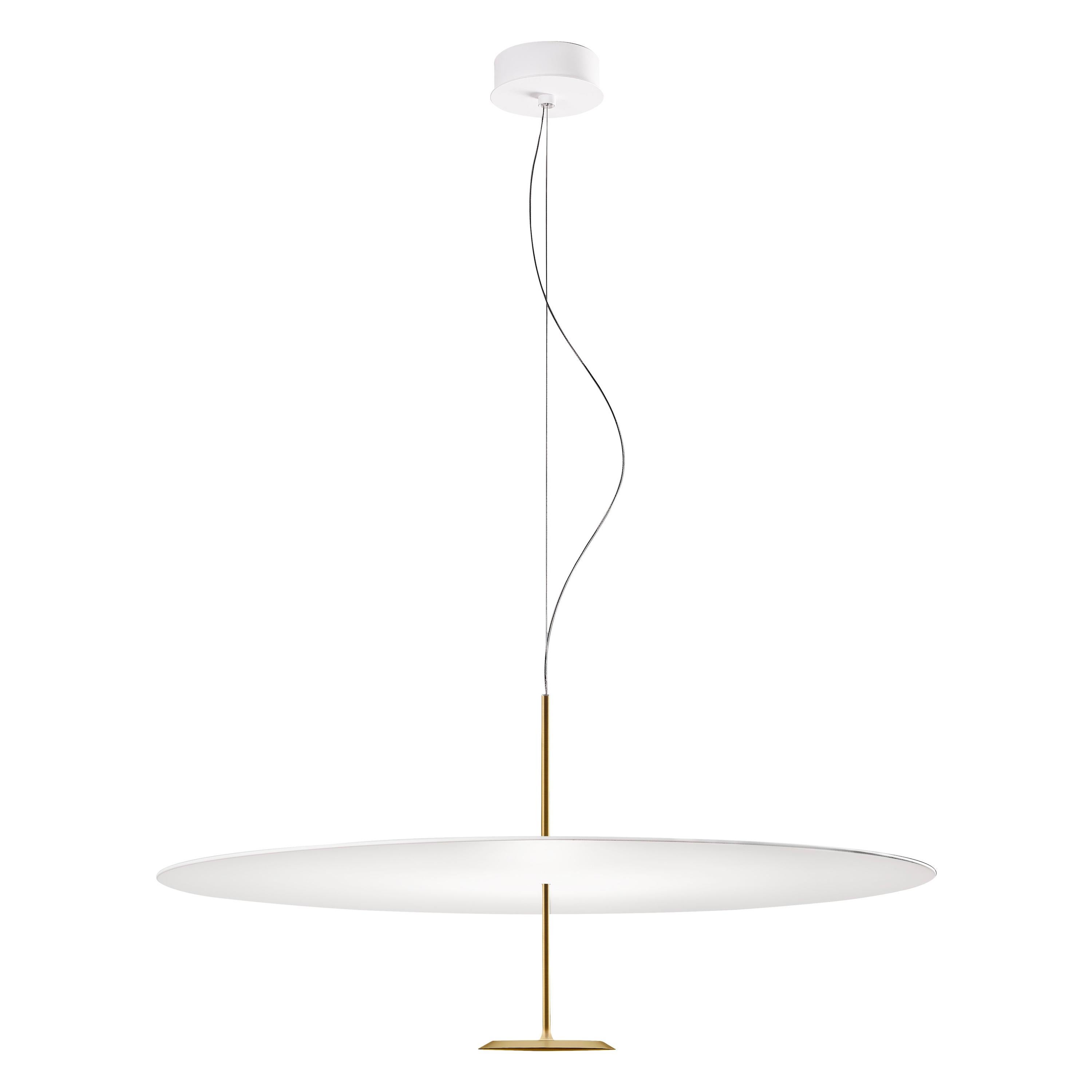 Lumina Dot Small Pendant Light in Brass by Foster+Partners For Sale