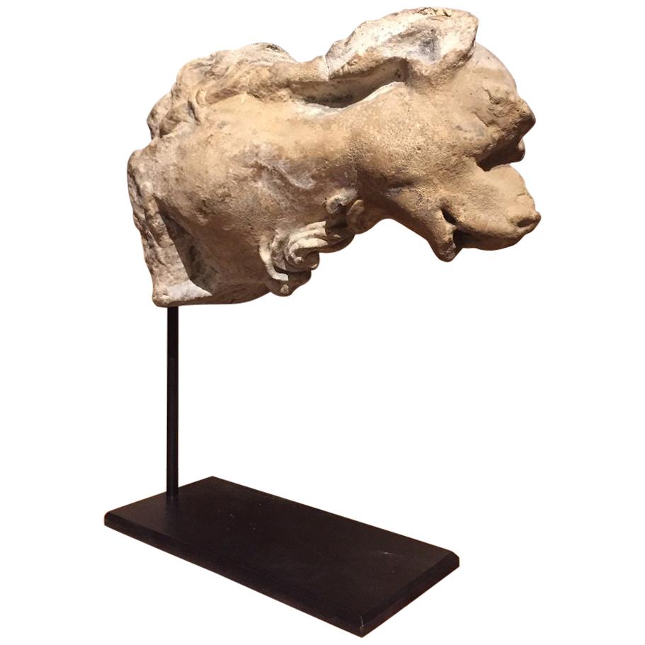 15th Century Gargoyle Stone Dog