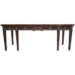Large 18th Century Mahogany Serving Table