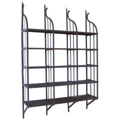 Wrought Iron Wall-Hanging Shelving Rack