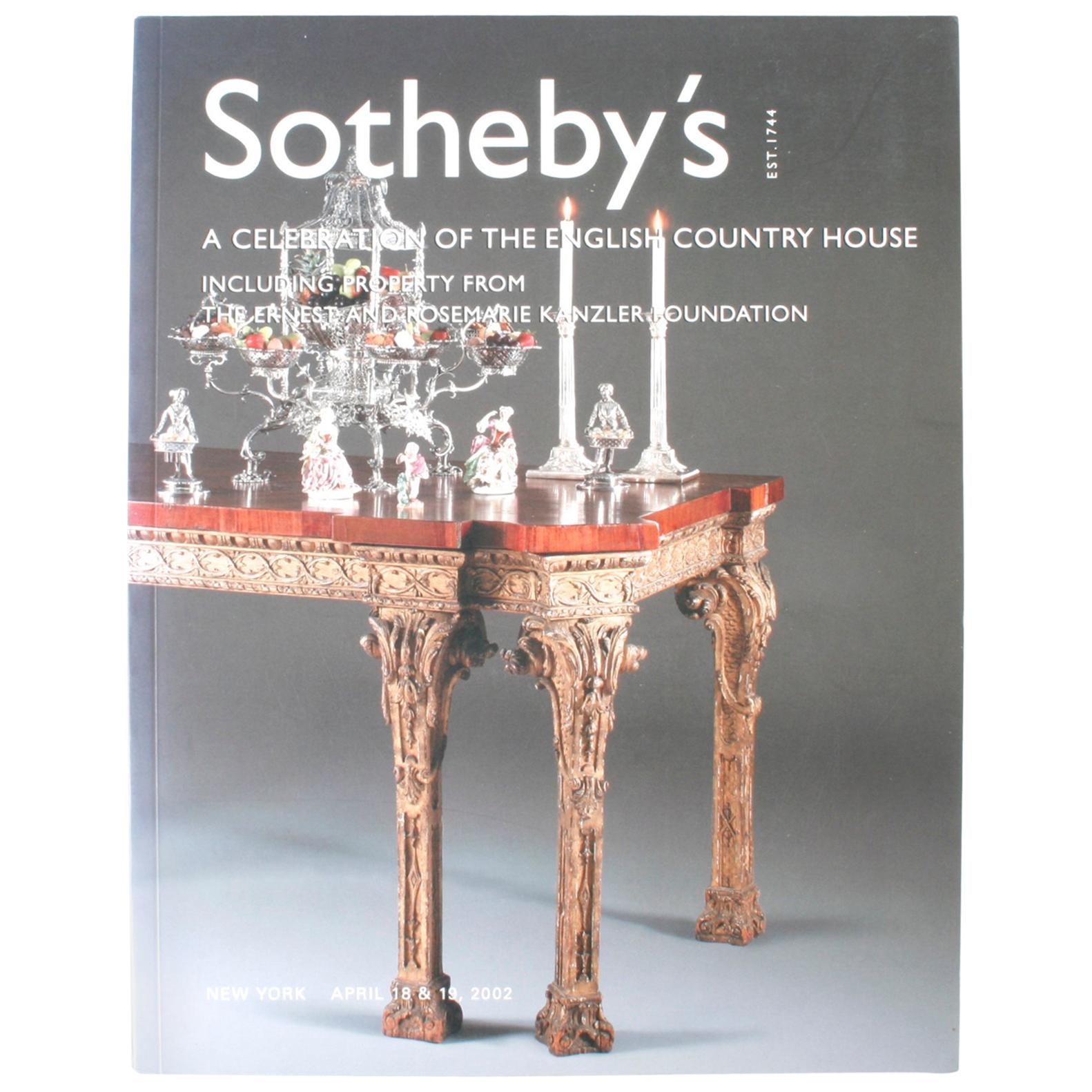 Sotheby's: The English Country House Including Property from Kanzler Foundation