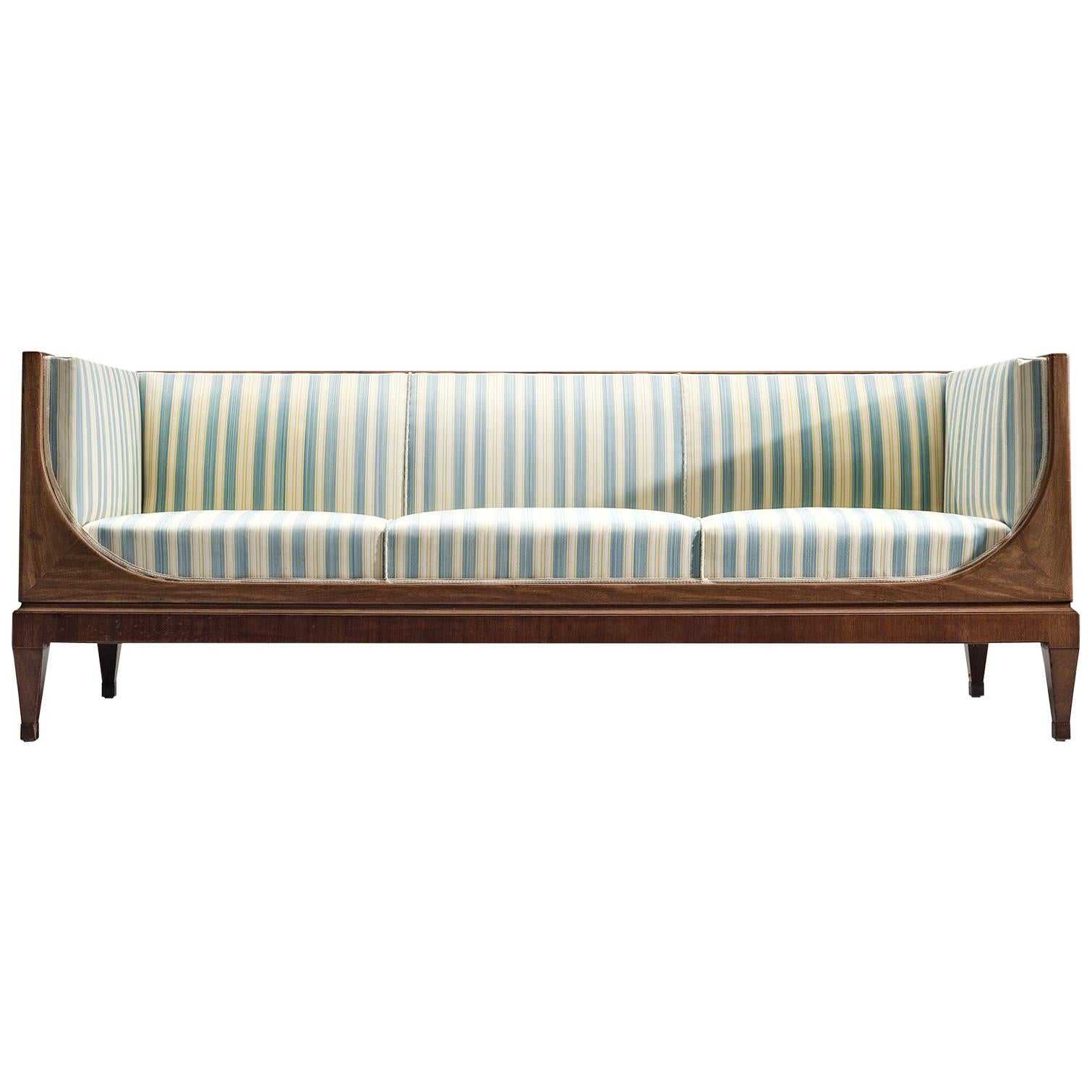 Frits Henningsen Mahogany Classic Sofa