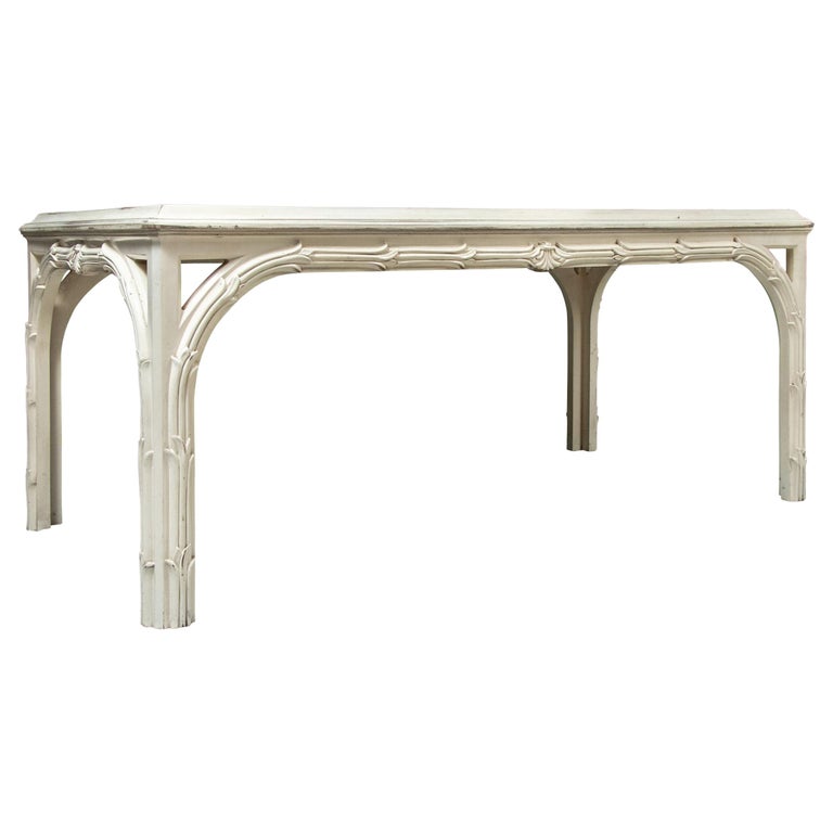 Hollywood Regency Segmented Mirror Top Dining Table Or Desk For Hollywood Regency Segmented Mirror Top Dining Table Or Desk For