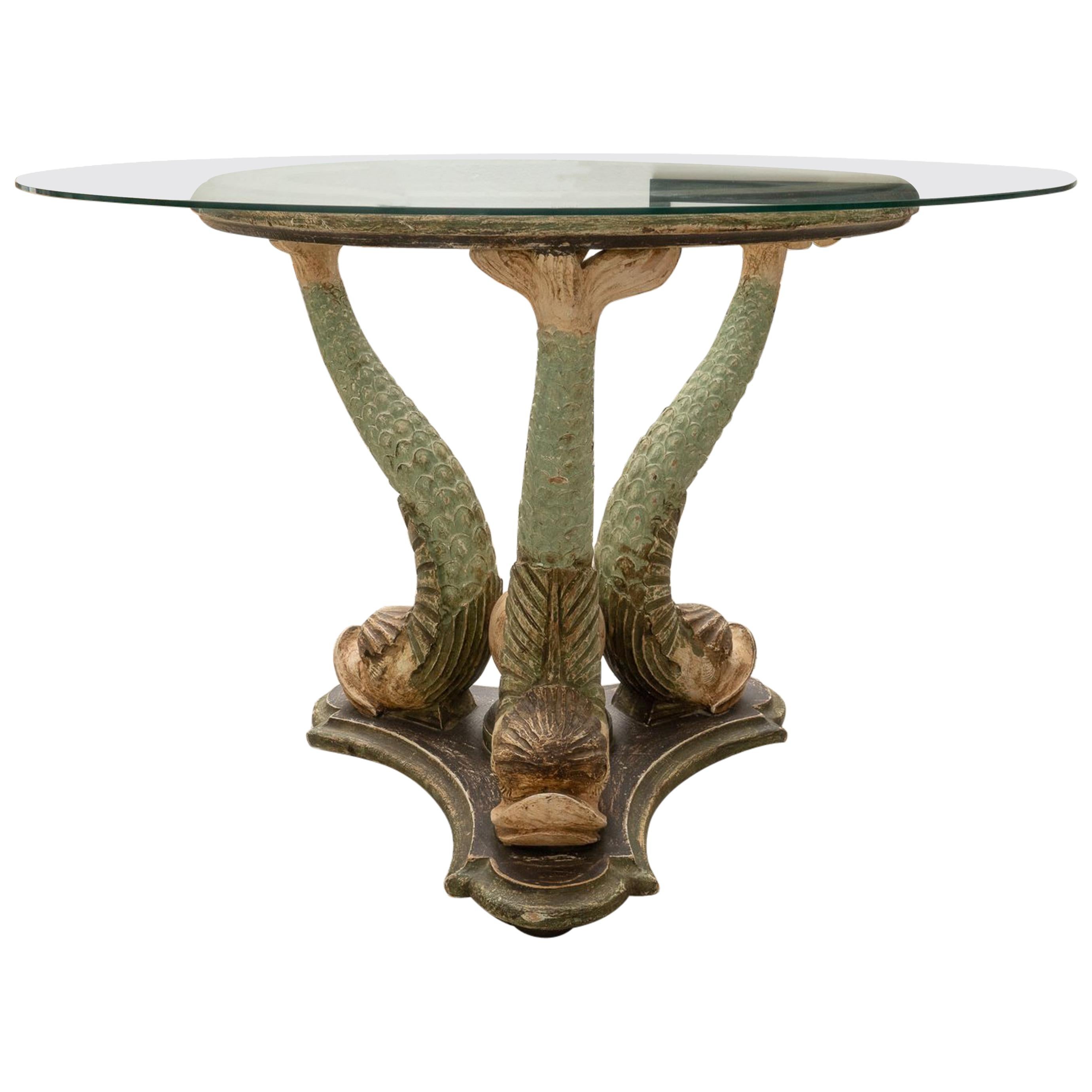 Dolphin Form Centre Table