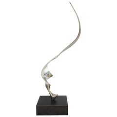 Retro Polished Stainless Steel Sculpture