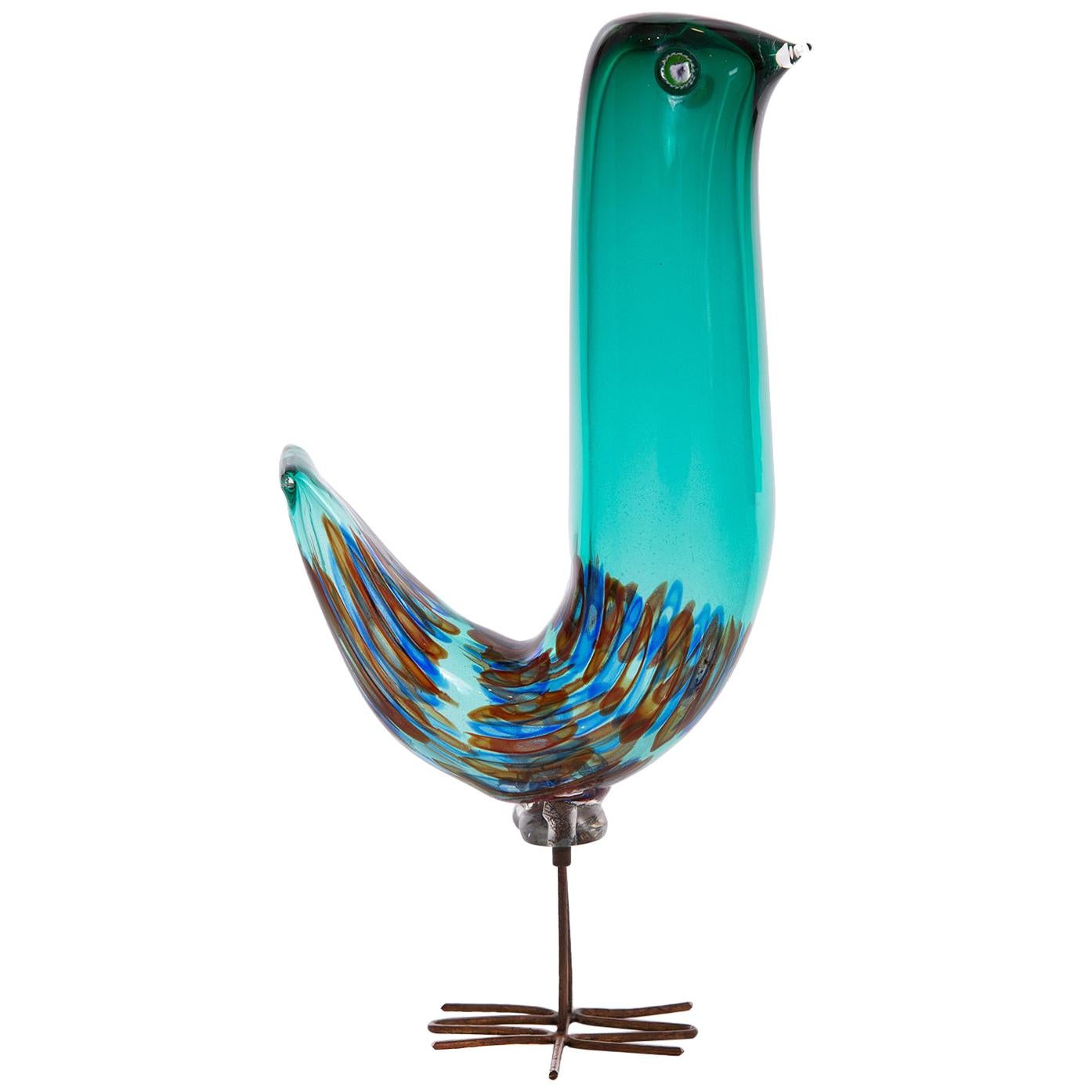 Alessandro Pianon Murano Glass ‘Pullcini’ Bird Sculpture