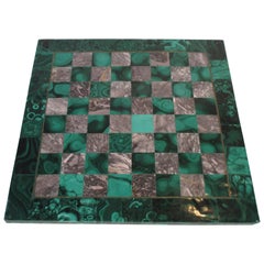 Malachite and Marble Chess Board