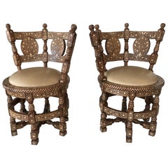 Pair of Colonial Lounge Chairs