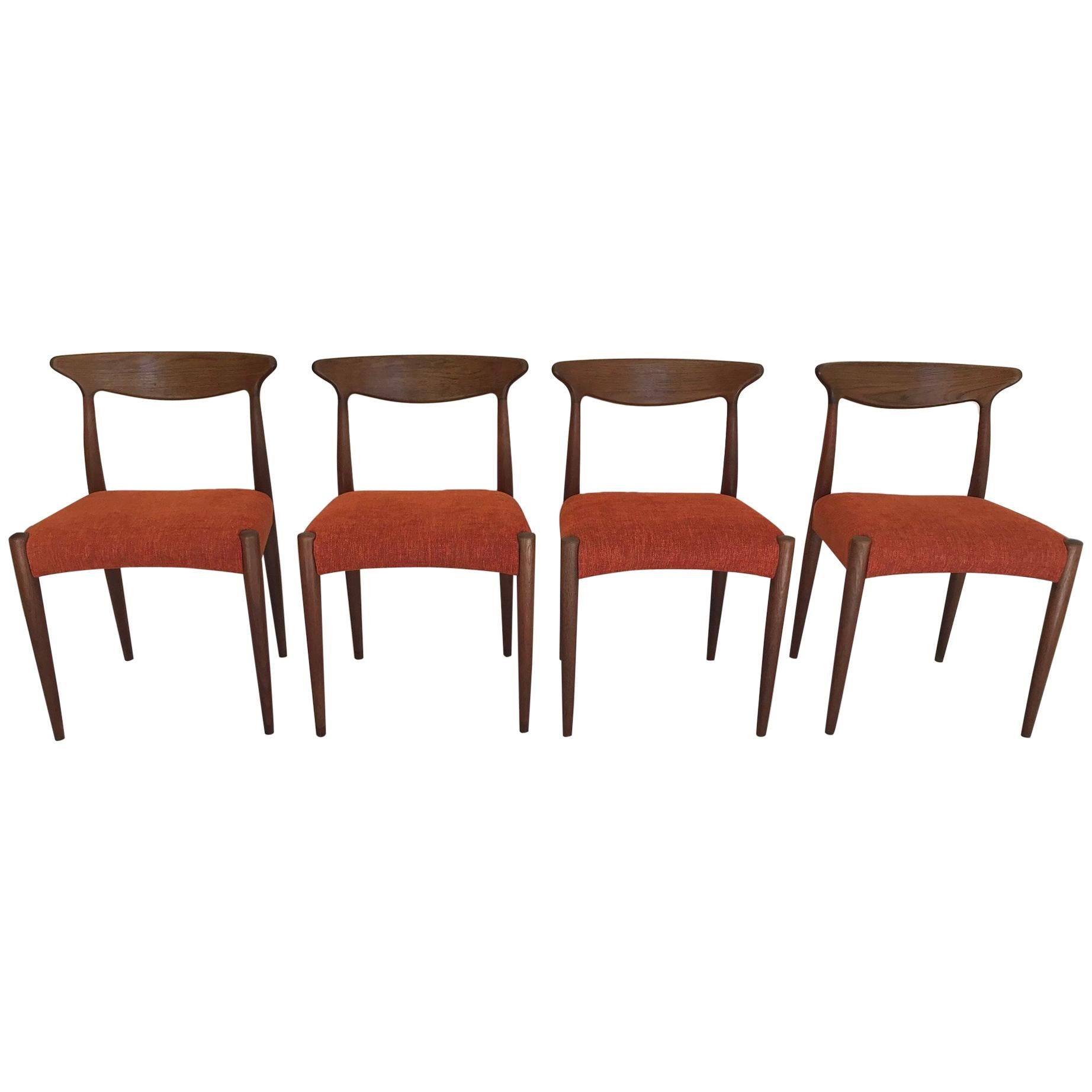 Set of Dining Chairs by Arne Hovmand Olsen T301 For Sale