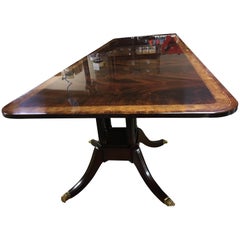 Large Mahogany Georgian Style Dining Table by Leighton Hall