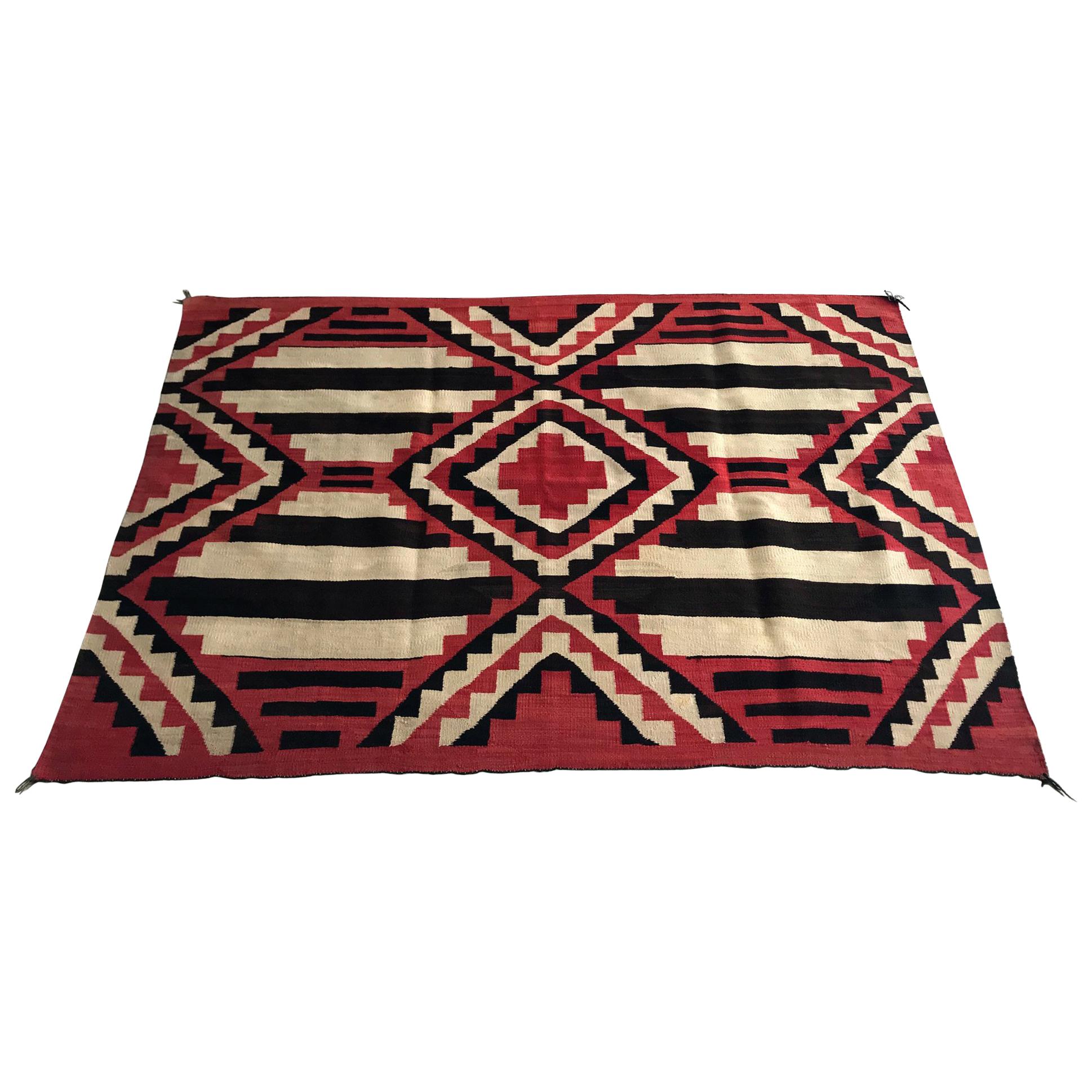 Antique Navajo Chief Blanket For Sale