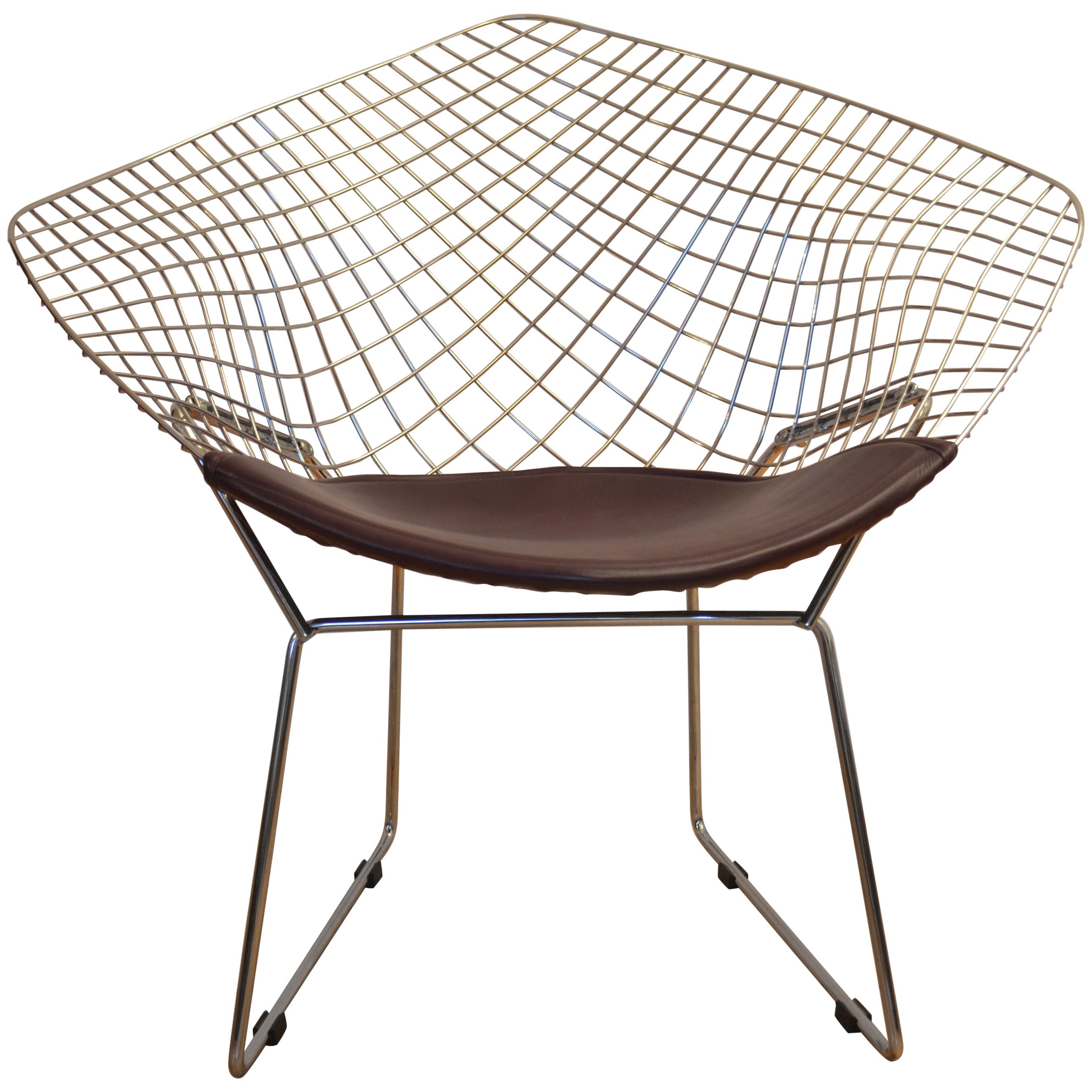 Diamond Chair Designed by Harry Bertoia, USA, 1950s