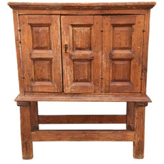 Vintage Mexican Pine Hutch