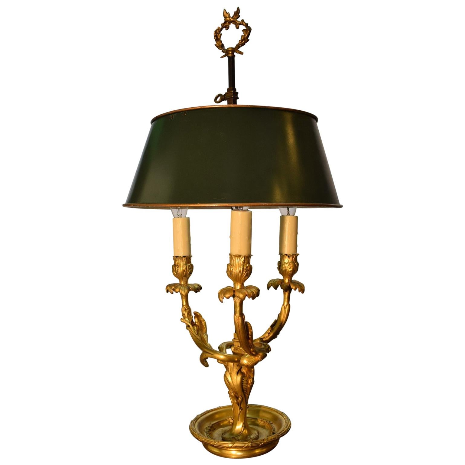 Antike Bouilotte-Lampe