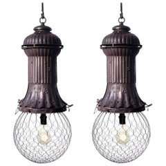 Antique 1800s Adams-Bagnall Street Lamps