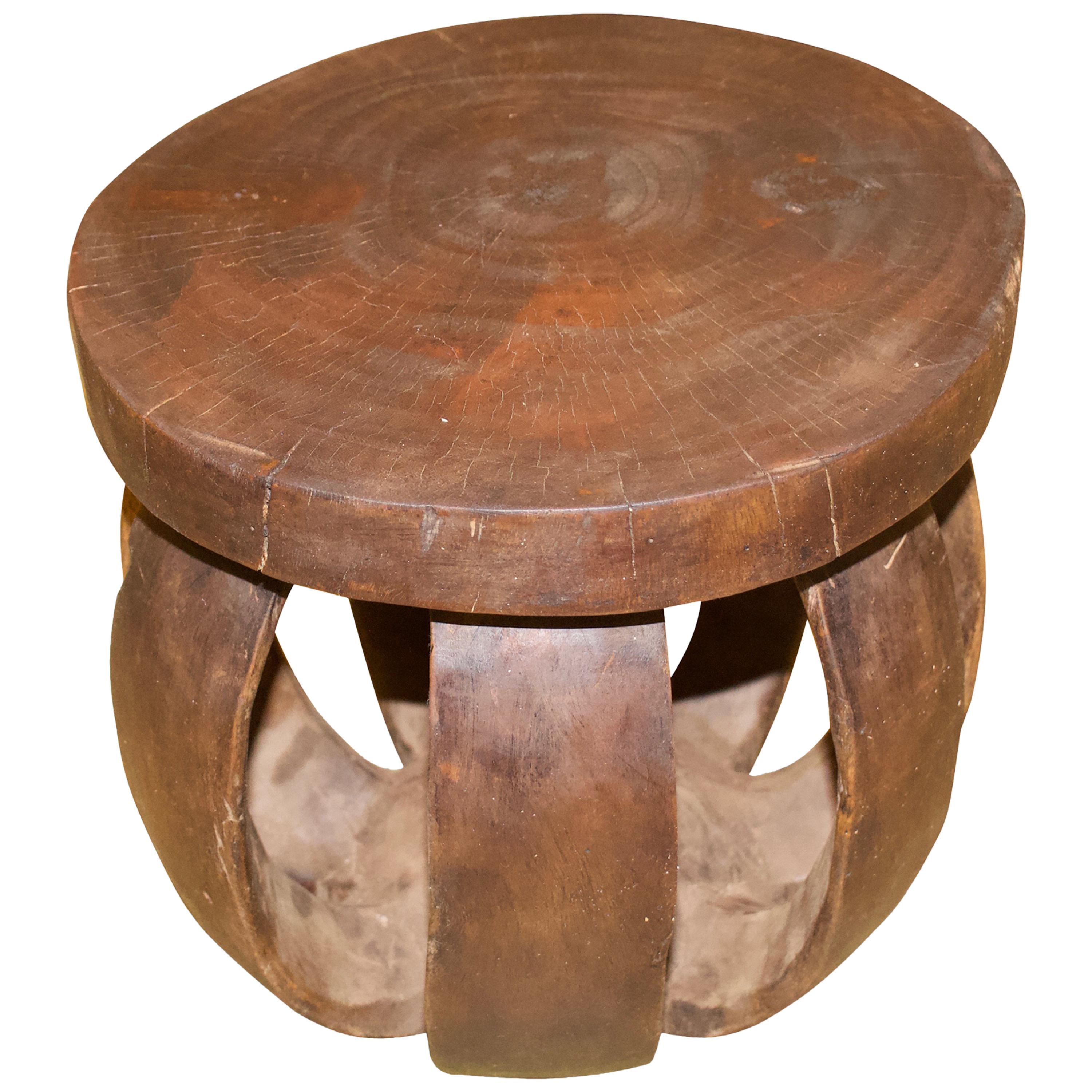 Andrianna Shamaris African Side Table or Stool