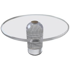 Charles Hollis Jones Rare Le Dome Lucite Dining Table or Circa, 1970s