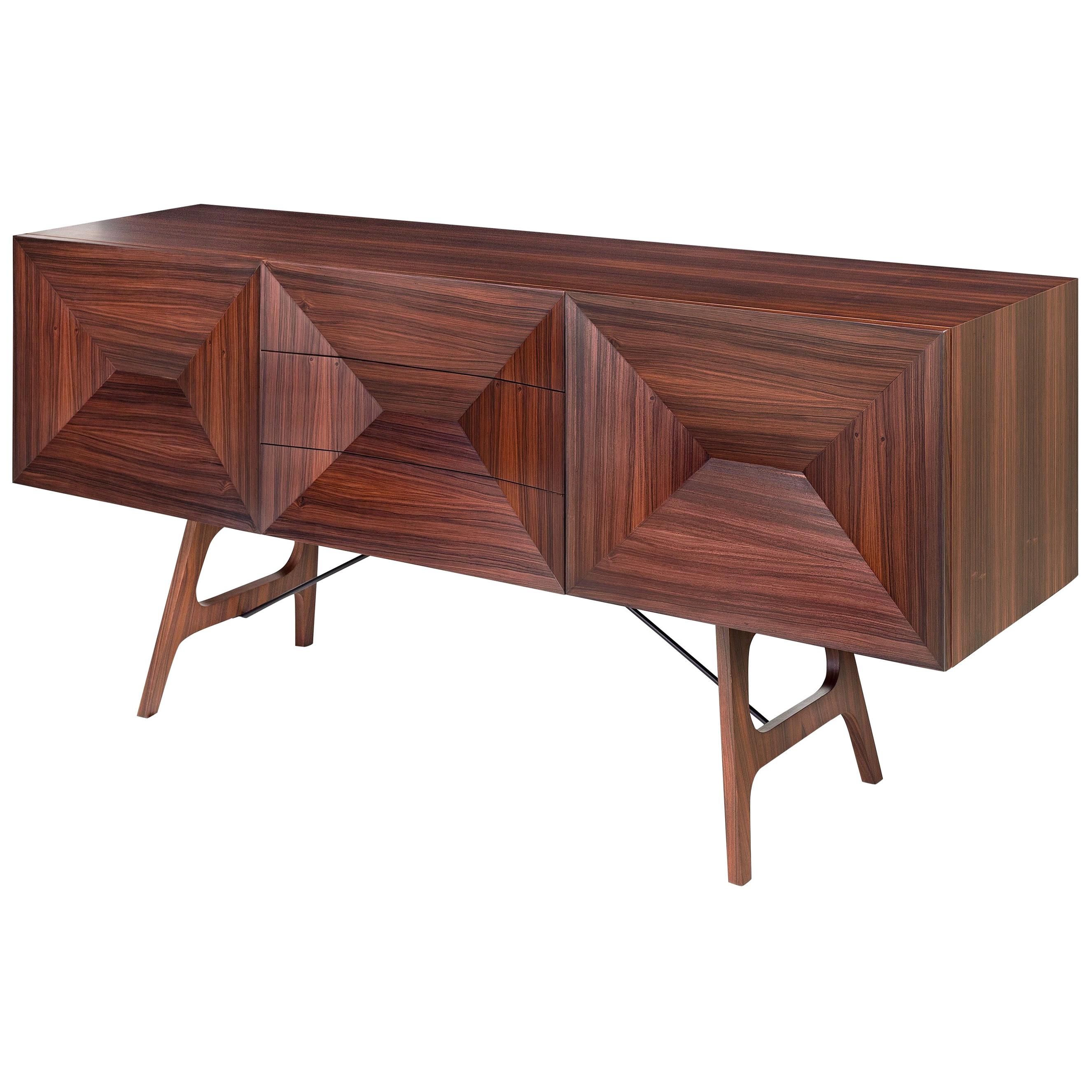 Midcentury Style and Danish Design Rosewood Sideboard