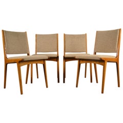 Set of Four Designer Chairs Karl-Erik Ekselius, JO Carlsson, 1960s