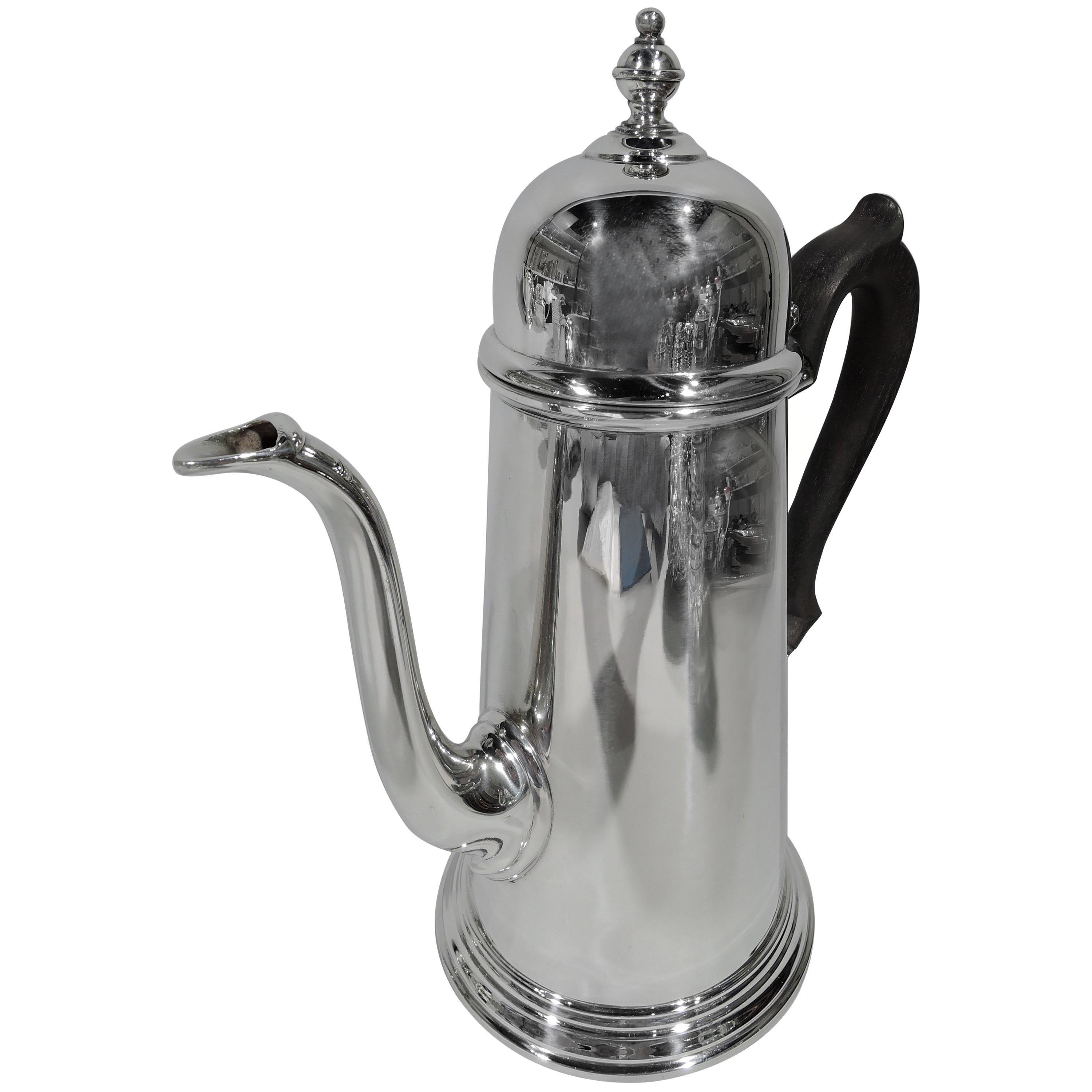 Antique Georgian-Style Sterling Silver Coffeepot