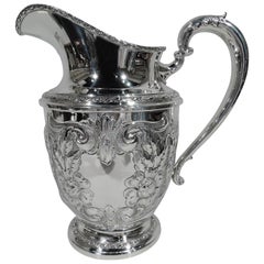 Frank M. Whiting Talisman Rose Sterling Silver Water Pitcher