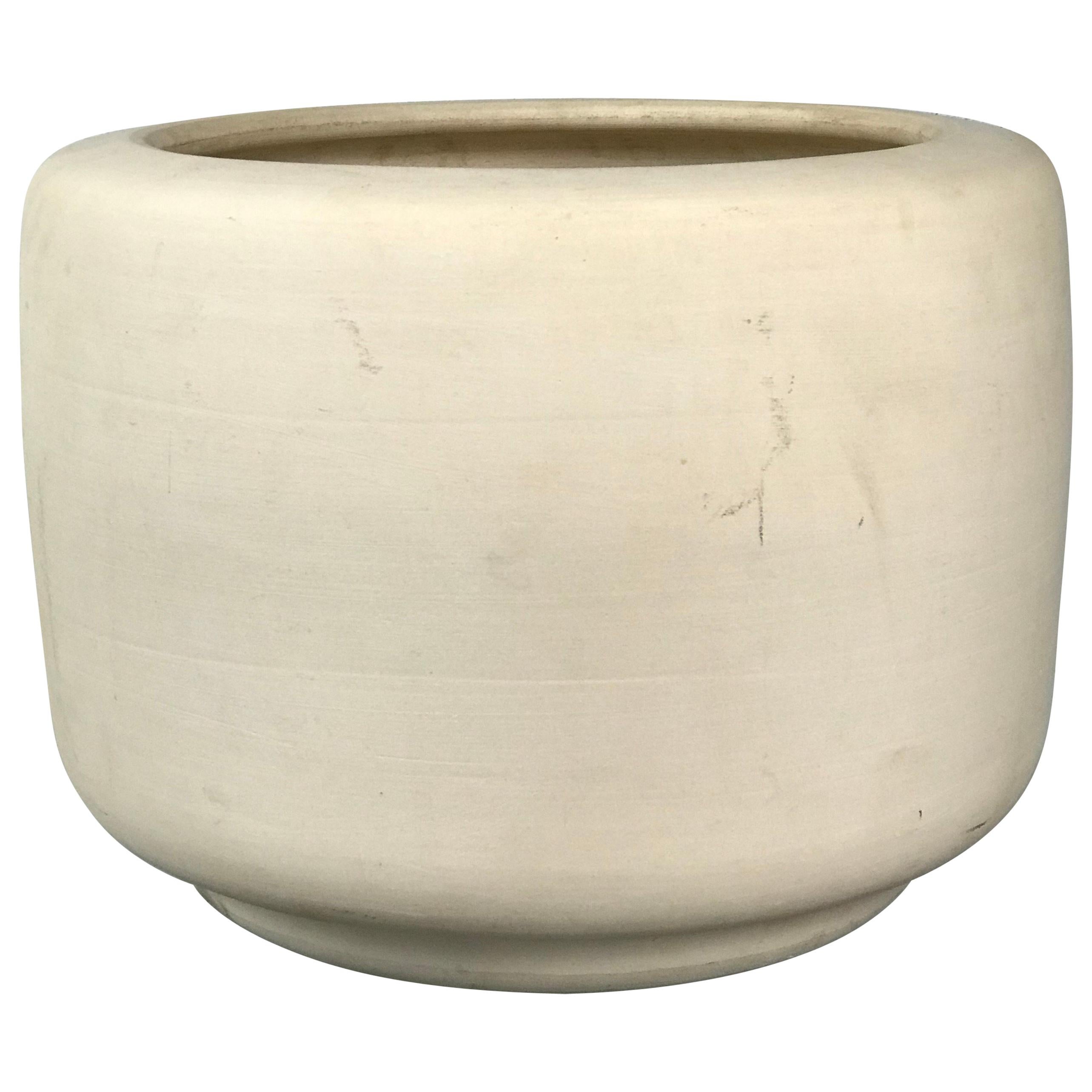 Architectural Pottery "Tire" Planter in Bisque by John Follis & Rex Goode