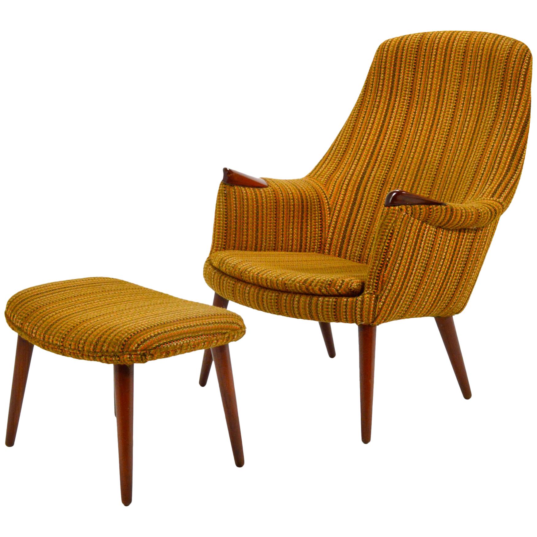 Gerhard Berg Lounge Chair and Ottoman
