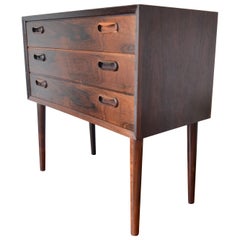 Danish Rosewood 3-Drawer Chest, 1960s