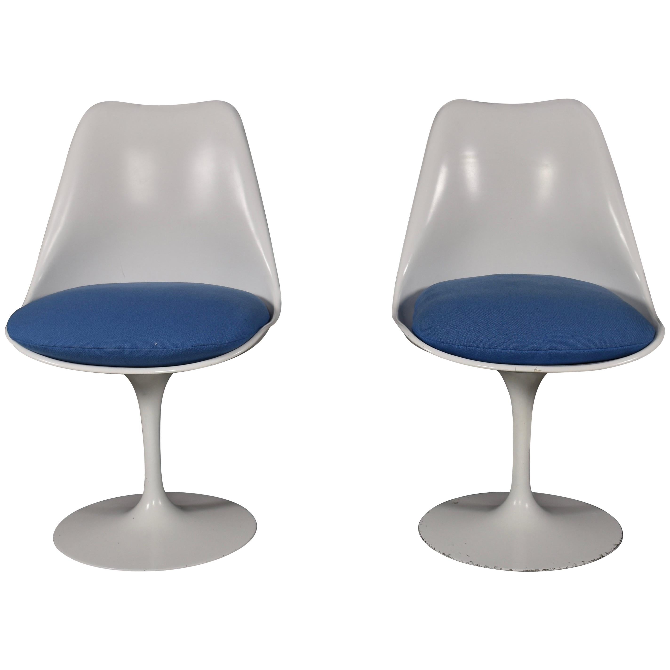 Pair of Eero Saarinen for Knoll Tulip Chairs, circa 1960