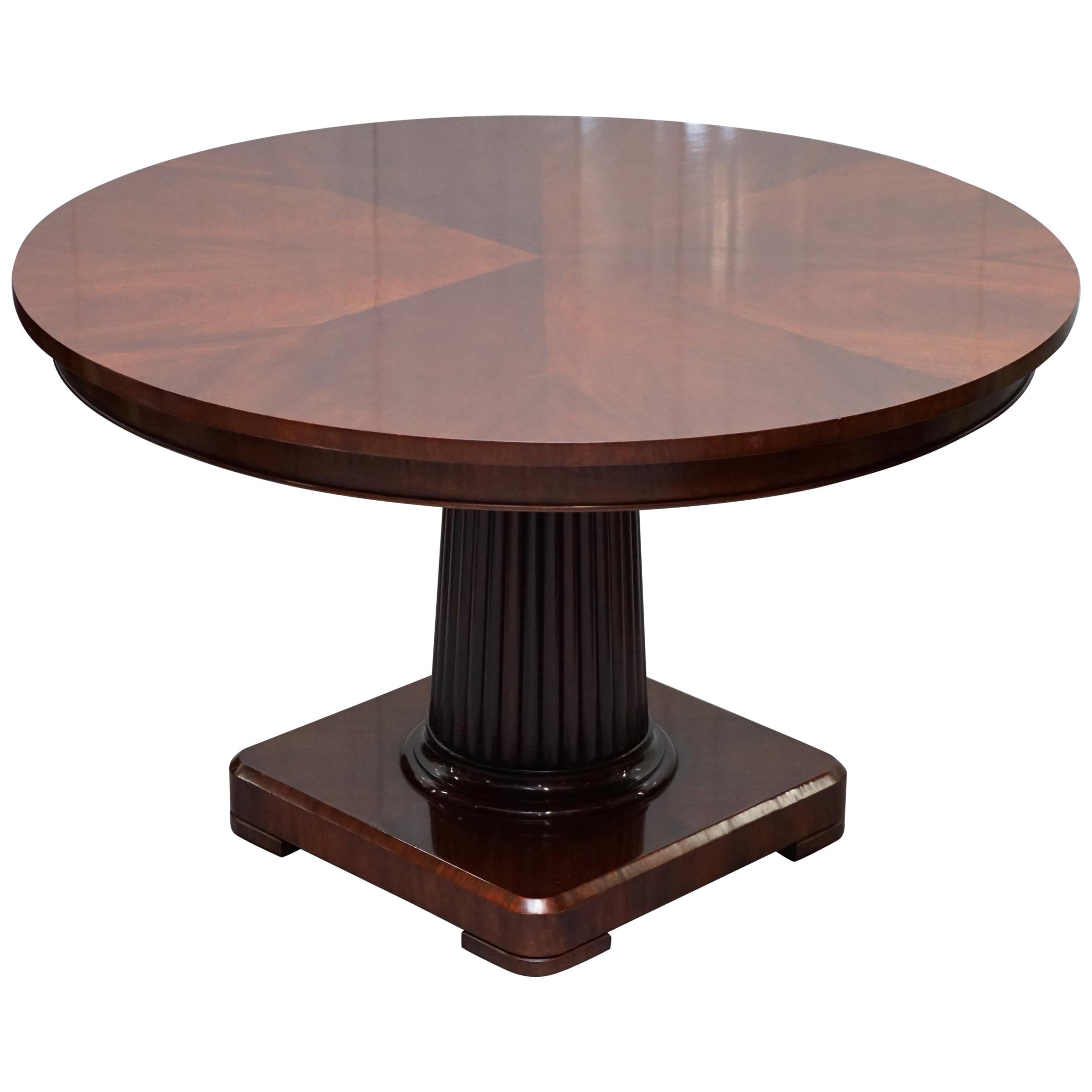 Ralph Lauren Mayfair Mahogany Centre Dining Occasional Round Table