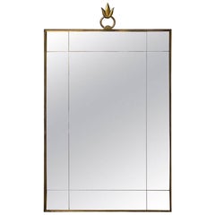 Art Deco  French Wall Mirror in the Style of Andre Arbus
