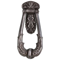 Antique Victorian Kenrick Iron Door Knocker