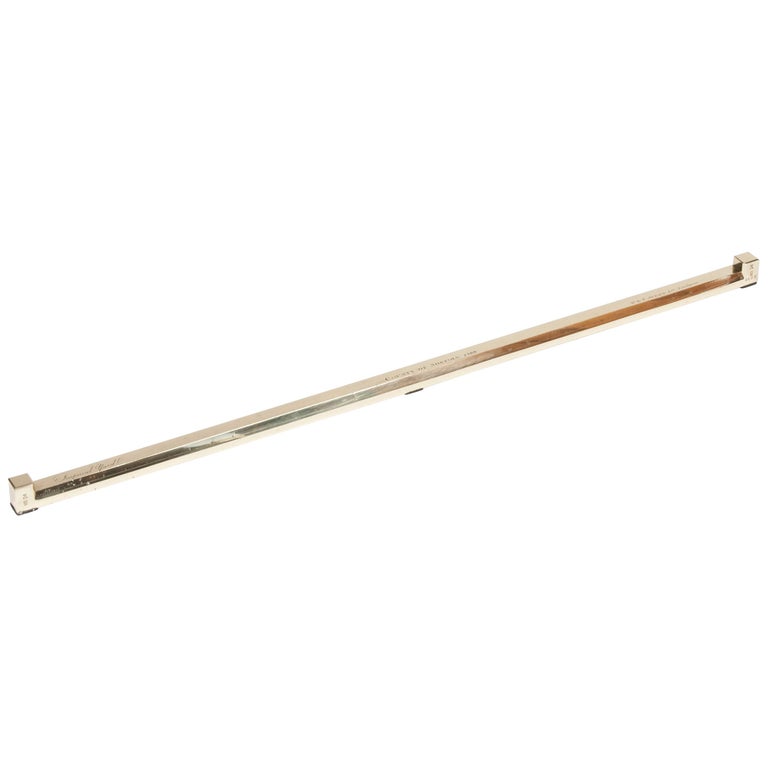 Brass Standard Imperial Yard for the County of Norfolk Dated 1888 For