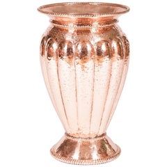Italian Repoussé Copper Vase