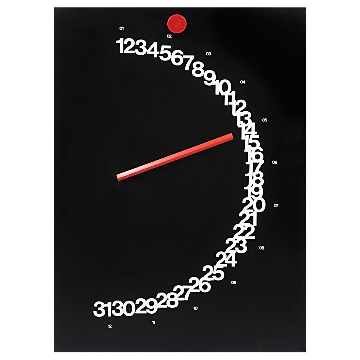 Meridiana Perpetual Calendar by Giulio Confalonieri for Studio Paolo Nava