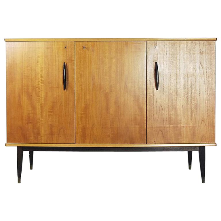 Classic Scandinavian Modern Swedish Teak Cabinet with Drawers, 1950s