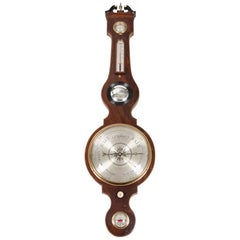 Mahogany Wheel Barometer by Edward Hayward