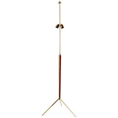 Elegant Mid-Century Modern Tripod Floor Lamp by J.T. Kalmar, Austria, 1950s