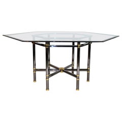 Karl Springer Jansen Style Dining Table 1980s