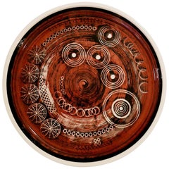 Ceramic Plate 'Sarek', Design Olle Alberius for Rörstrand